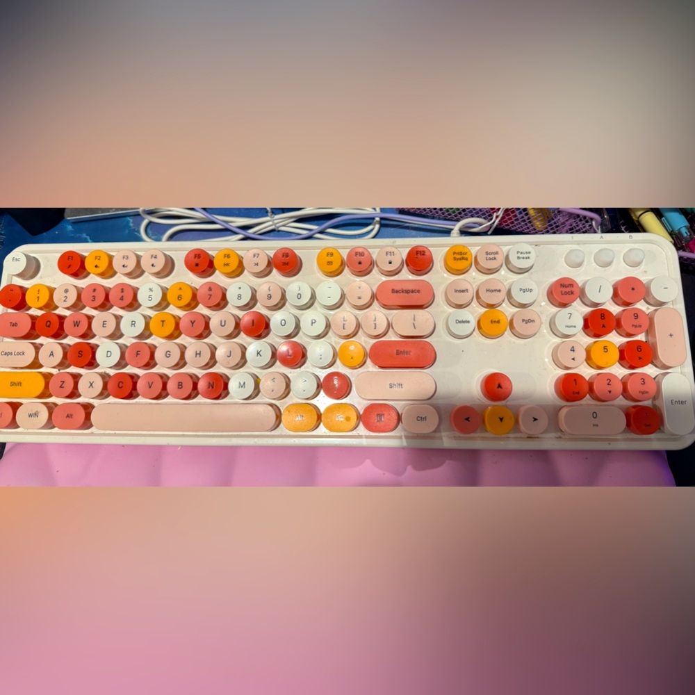 Colorful keyboard wired-KEYBOARD only :)